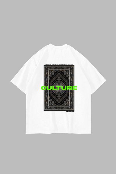 Sekizbiraltı Λευκό μπλουζάκι Unisex Premium με στάμπα Culture Ethnic