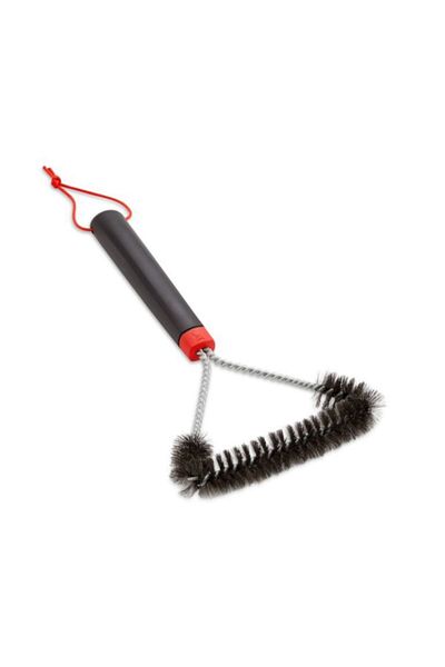 WEBER 3-Sided Stainless Steel Durable Grill Brush 46cm