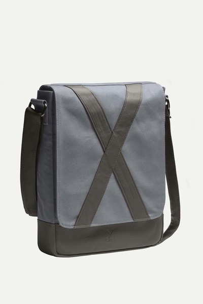 KAFT Unisex Vertical Messenger Bag - Methone - Storm
