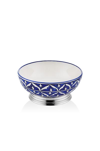 The Mia Blue Corallo Salad Bowl 25X25X11 cm