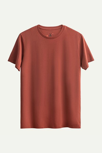 KAFT Unisex Basic T-Shirt Regular Fit - Brick