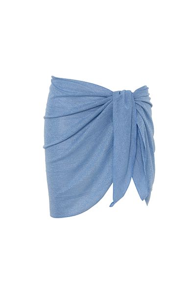 AQUELLA Pareo cu dantelă Lurex Baby Blue