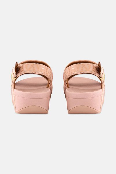 Fitflop صندل لوتي شيفرون للنساء، وردي فاتح