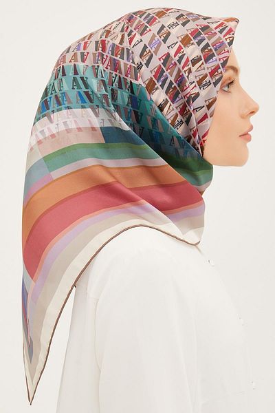 Armine Φουλάρι Twill Silk Nostalgia 8934d-02