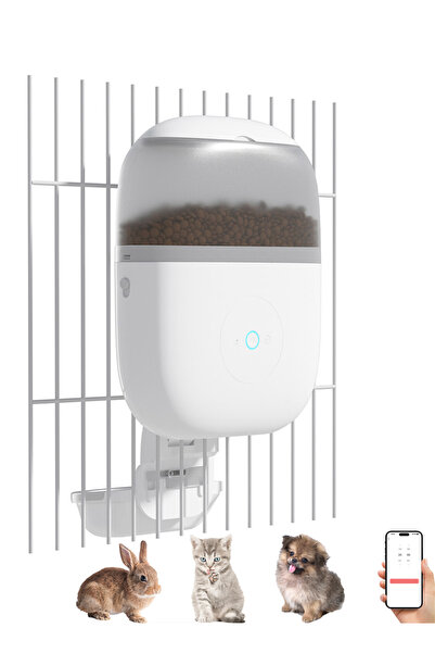 KidLe وحدة تغذية أوتوماتيكية للأرانب والقطط والكلاب مناسبة للحيوانات الأليفة