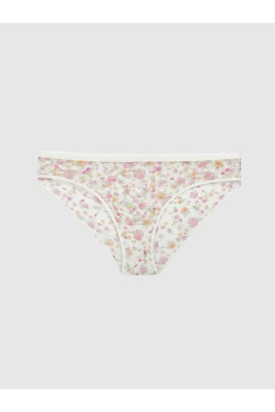 LC Waikiki Lcw Dream Ecru Floral Lace Bikini Panties