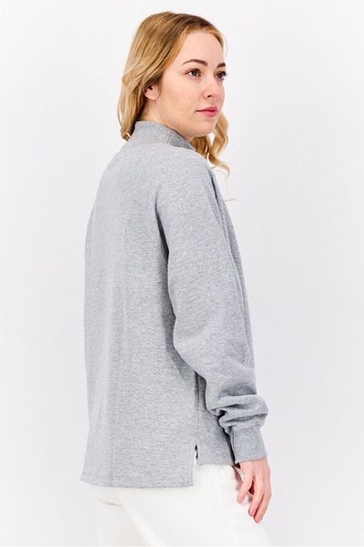 Champion Women Sportswear Fit Long Sleeve Outdoor Sweatshirt, Grey