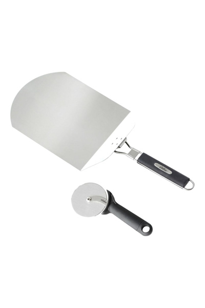 Big Horn مجموعة أدوات بيتزا بمقبض قابل للطي من الفولاذ المقاوم للصدأ