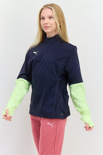 Puma Women Sportswear Fit Long Sleeves Training Sweatshirt, Navy