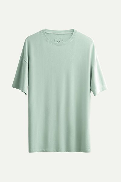 KAFT Unisex Oversize/ Relax Fit Basic T-Shirt - Μέντα