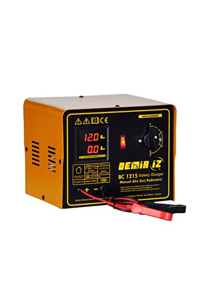 Demiriz BC1215 Manuel Akü Şarj Redresörü 15 Amper