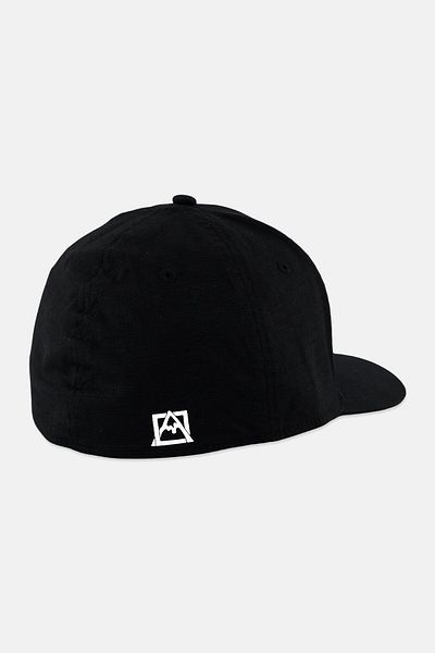 Avalanche Men Embroidered Logo Stretch Fit Cap, Black