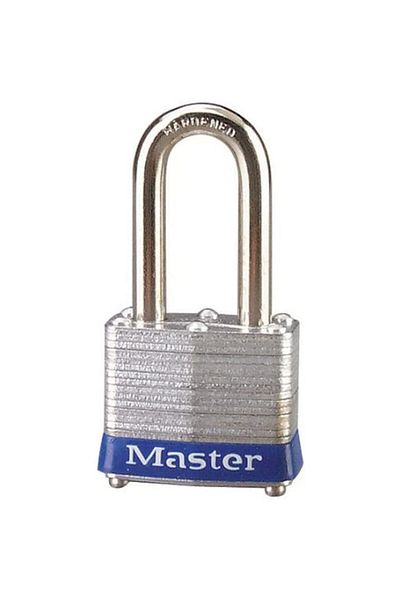Master Lock Long Shackle Laminated Steel Padlock 38mm