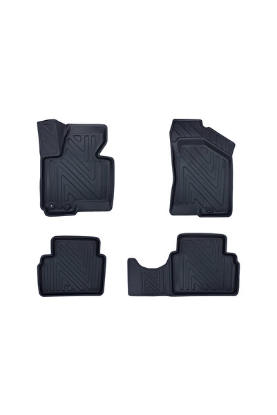 AutoWeller Kia Sportage 2011-2015 3d Karbon Desenli Havuzlu Oto Paspas