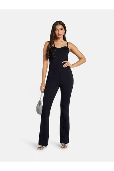 Guess Jeans Costum de dama negru dintr-o bucata Blugi Dorotea Guess