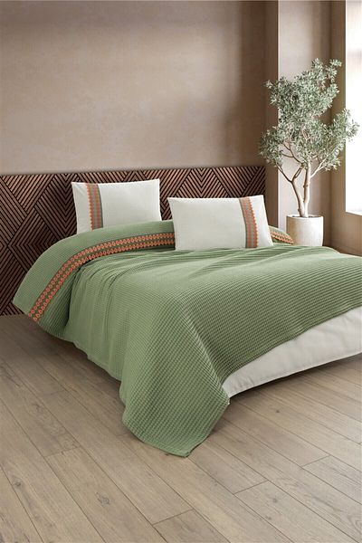 Sevim Tivoli Double 4-Piece Pool Pique Set - Dowry & Gift Pique - Valerie-Green