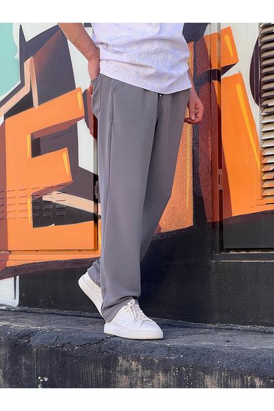 ElitWear New Season Comfortable Fit Flexible Fabric Pants with Elastic Waist and Drawstring