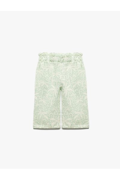 Koton Pantaloni largi din bumbac cu talie elastică
