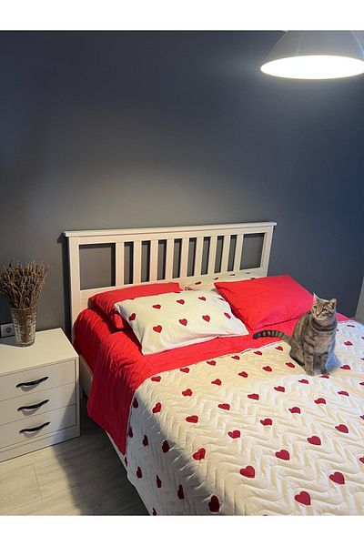 BAHİRA HOME Quilted Bed Cover Set (Duvet Cover Set; Pique Set) 4 Seasons