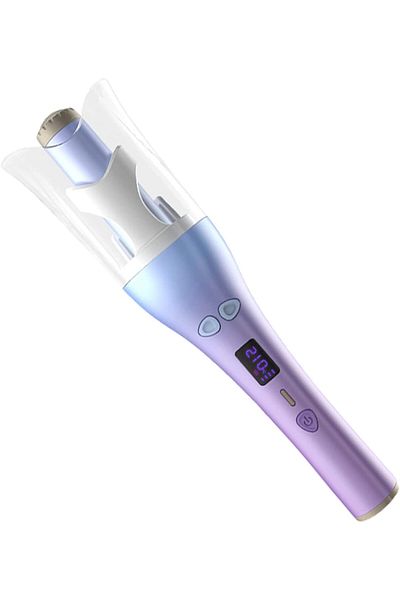 sharpdo Auto Hair Curling Wand Ion Wrap Curler with Ceramic Ionic Barrel