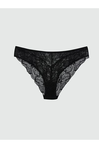 LC Waikiki Lcw Dream Black Lace Fancy Bikini Panties