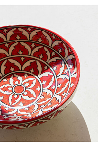 The Mia Corallo Salad Bowl Red 32x32x13 cm CRL0012