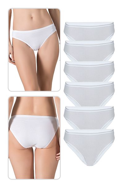 ÖZKAN underwear Özkan 23926 Γυναικεία εύκαμπτα άνετα εσώρουχα βισκόζης 6 συσκευασιών