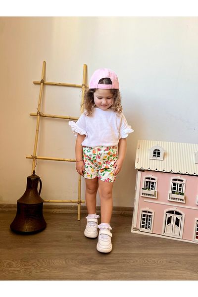 DİVİSTA Pantaloni scurți unisex pentru copii cu modele multicolore