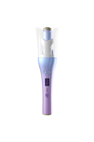 sharpdo Auto Hair Curling Wand Ion Wrap Curler with Ceramic Ionic Barrel