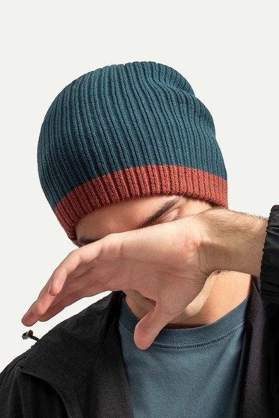 KAFT Unisex Bere - Kleurendok - Ocean