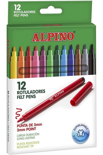 Alpıno 12 Pack Felt Tip Pens