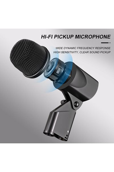 Choice black Drum Microphone Kit G-MARK GD1.7 Musical Instruments Mic For Band DJ Stage Instrumental Perfor