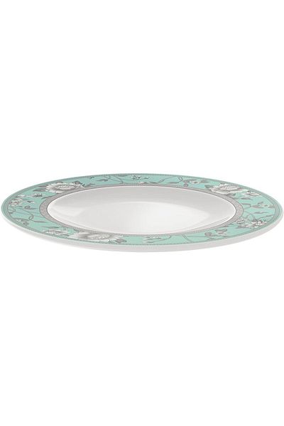 TRAMONTINA Since 1911, Made In Brazil - Helen 21cm Decorated Porcelain Dessert Plate