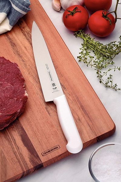 TRAMONTINA Since 1911, Made In Brazil - Professional Meat Knife, White, 8 Inch, 24620088