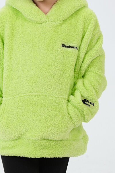 Black One Παιδικό βελούδινο μπλουζάκι για αγόρια/κορίτσια με κουκούλα