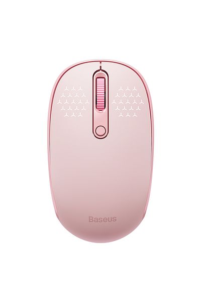 Baseus Pink-BT and 2.4G Baseus Wireless Mouse Bluetooth 5.0 3.0 2.4G Mode Silent Click Button 1600 DPI Mice