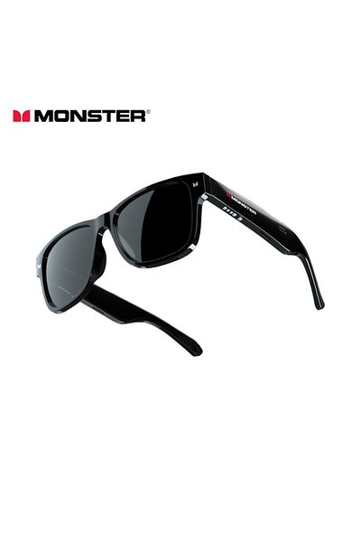 MONSTER Black Monster Glasses Headset Wireless Bluetooth 5.0 Sunglasses Outdoor Sport earphone Calling Music