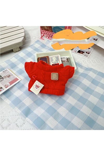 Choice ملابس جديدة لدمية من القطن الأحمر مقاس 10 سم، معطف محبوك، بلوزات دافئة...