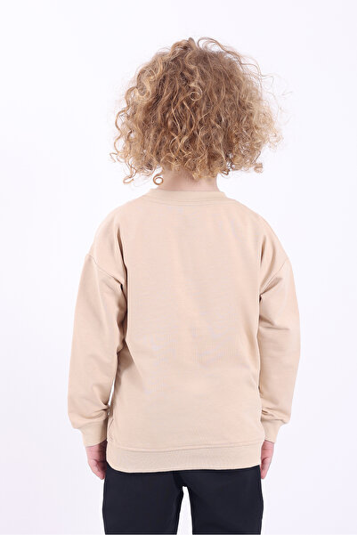 Lovexi Hanorac pentru copii oversize Basic Seasonal Beige