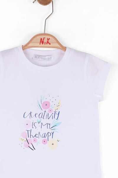 nk kids Tricou cu iepure fetiță