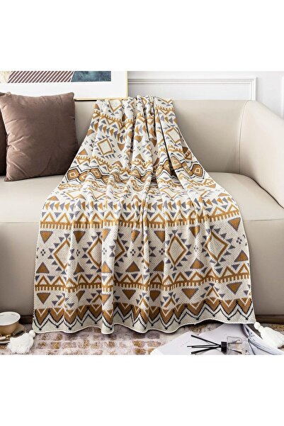 MAKINGTEC Boho Throw Blanket, 50x60 Inch (130x150 cm), Acrylic, Multicolor