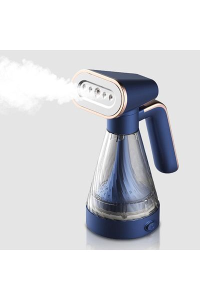 COOYA Garment Steamer, Fast Heating, 110mL Water Tank, Lightweight and Five Hole Steam Outlet, Blue