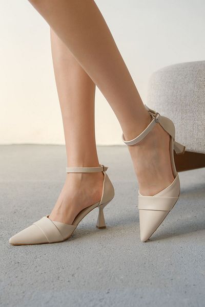 GOFFSHOES Women's Mikey Thin Heeled Shoes - Skin Leather