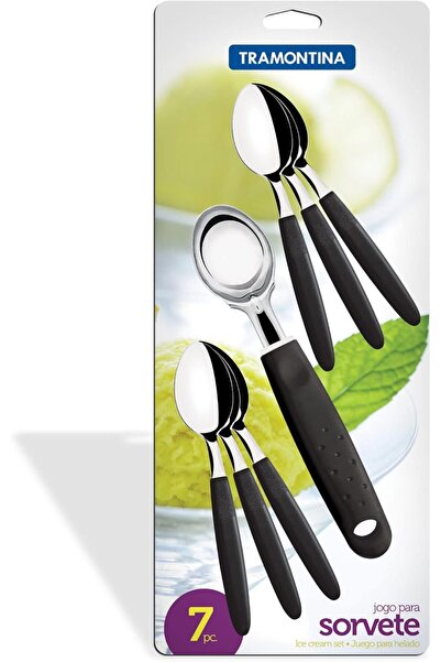 TRAMONTINA Since 1911, Made In Brazil - Ipanema 7 Pieces Stainless Steel Ice ...