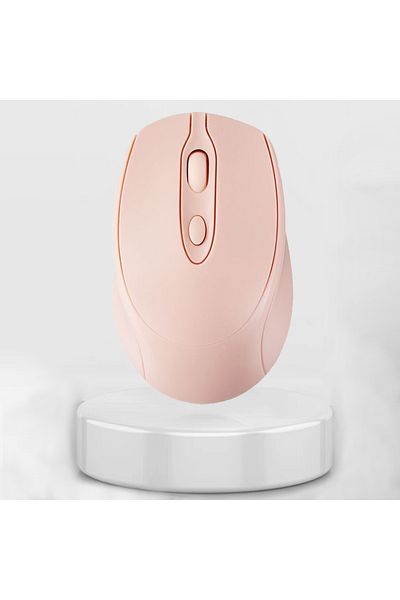 congdi Pink Rechargeable Wireless Mouse 2.4G Bluetooth-Compatible Wireless Computer Mouse USB Silent Gamer