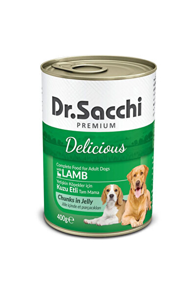 Dr. Sacchi Dr.sacchi Kuzu Etli Konserve Yetişkin Yaş Köpek Maması 400 Gr