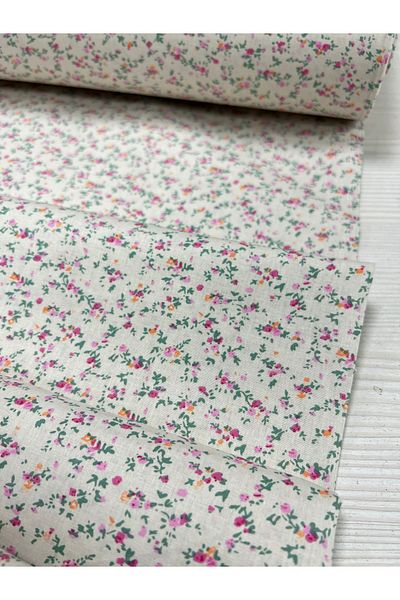 Renk Tekstil Τραγανό Floral 100% βαμβακερό ύφασμα ποπλίνα