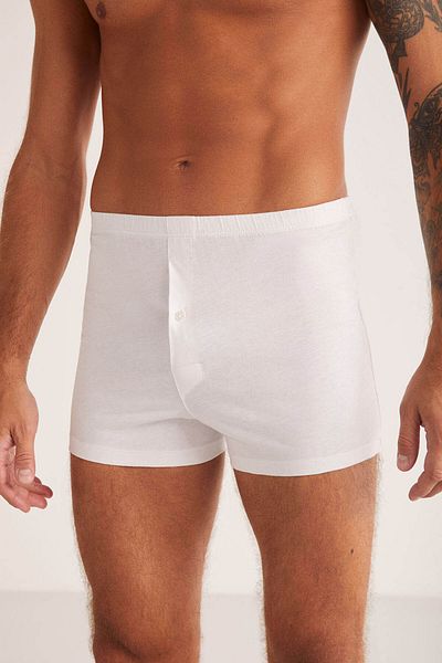 Kom Βαμβακερό μπροστινό κουμπί 4 σε Boxer LK.01.09.LL.003