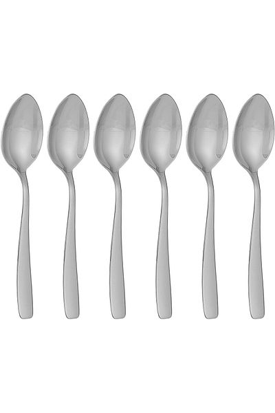 TRAMONTINA Since 1911, Made In Brazil - Amazona 6 Pieces Stainless Steel Coffee Spoons With High Gloss Finish