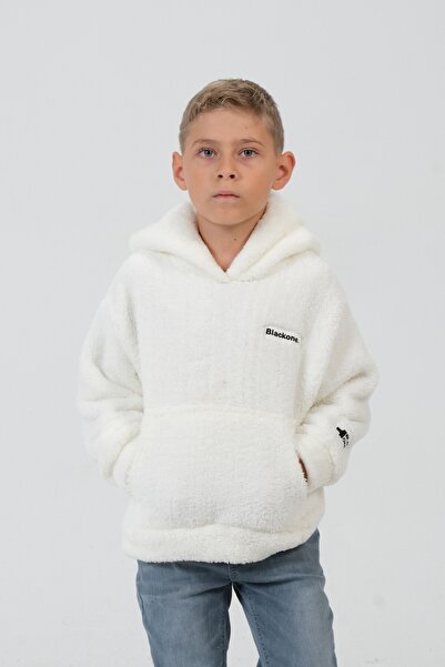 Black One Хлопчачий/Дівчачий плюшевий верх з капюшоном